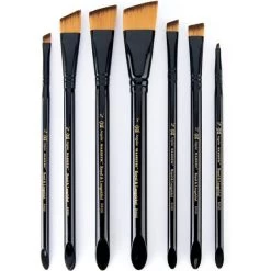 Royal Langnickel Majestic Angular Brush Set -Professional Arts and Crafts Supplies Store ca296f76e88f3061201e2cdc24b68a70ff
