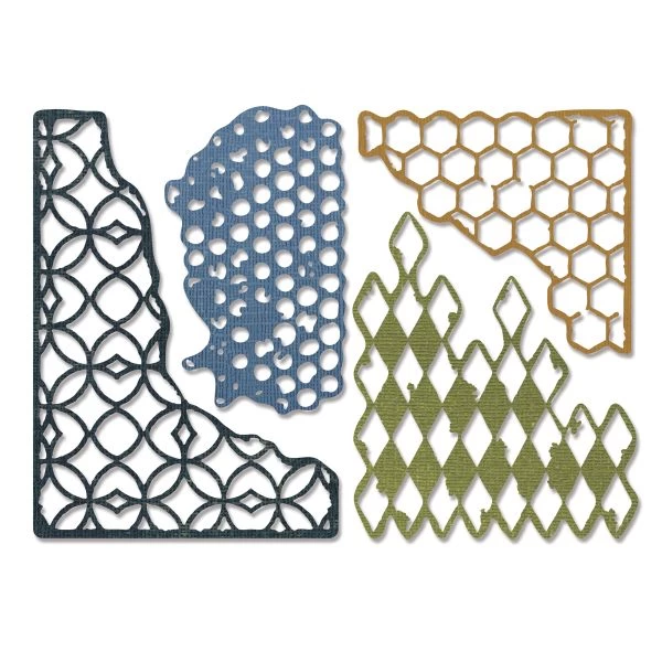 Sizzix Thinlits Dies By Tim Holtz 4/Pkg 4 Sizzix Thinlits Dies By Tim Holtz 4/Pkg - Image 2