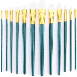 Royal Langnickel White Taklon Value Pack Brush Set -Professional Arts and Crafts Supplies Store cd3f5bb178886135f89d0f9da1589bd545