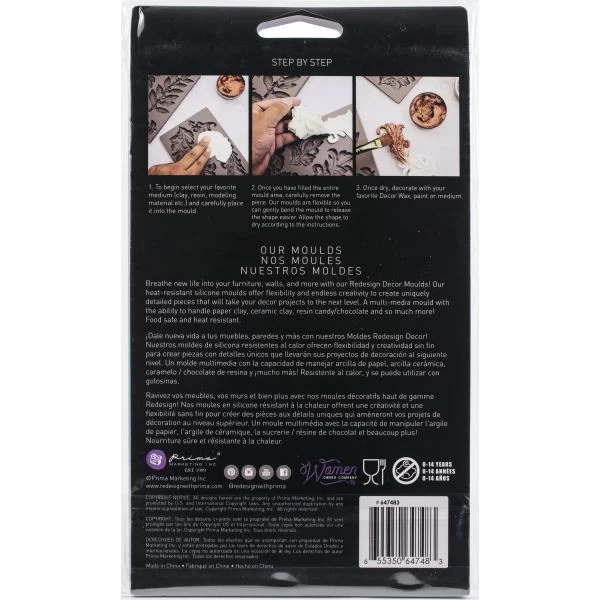 Prima Marketing Re-Design Mould 5"X8"X8mm 3 Prima Marketing Re-Design Mould 5"X8"X8mm