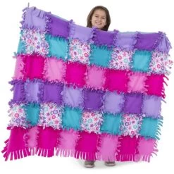 Created By Me - Flower Fleece Quilt -Professional Arts and Crafts Supplies Store cda14d4f6e56cf108307adab66bd4da158
