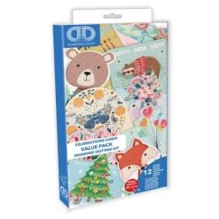 Diamond Dotz Diamond Art Greeting Card Variety Kit 12/Pkg