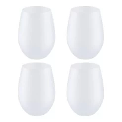 Craft Express Sublimation Stemless Wine Glasses 17oz 4/Pkg