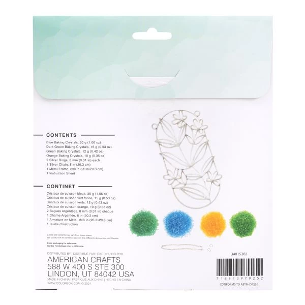 Colorbok Makeit & Bakeit Melting Crystal Suncatcher 4 Colorbok Makeit & Bakeit Melting Crystal Suncatcher - Image 2