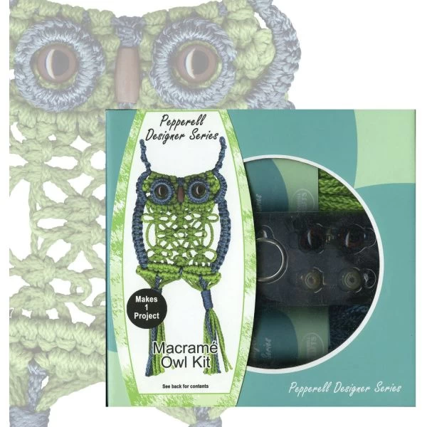Pepperell Designer Series Macrame Owl Kit 4 Pepperell Designer Series Macrame Owl Kit - Image 2