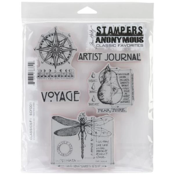 Stampers Anonymous Cling Stamps 7"X8.5" 3 Stampers Anonymous Cling Stamps 7"X8.5"