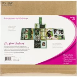 Heartfelt Creations Insta-Album 12"X12" -Professional Arts and Crafts Supplies Store d890bb0598b01a3fd12363c071d15ab9e5