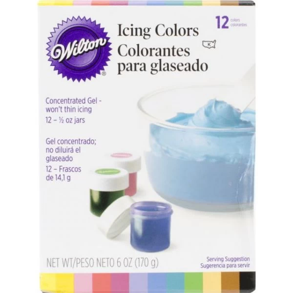 Icing Colors .5oz 12/Pkg 3 Icing Colors .5oz 12/Pkg
