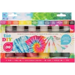 American Crafts Medium Tie Dye Kit 4oz 76/Pkg