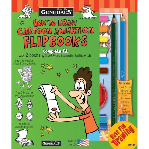 How To Draw Cartoon Flip Books! Kit 3 How To Draw Cartoon Flip Books! Kit