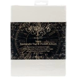 Graphic 45 Staples Tag & Pocket Album 6"X8"X3"