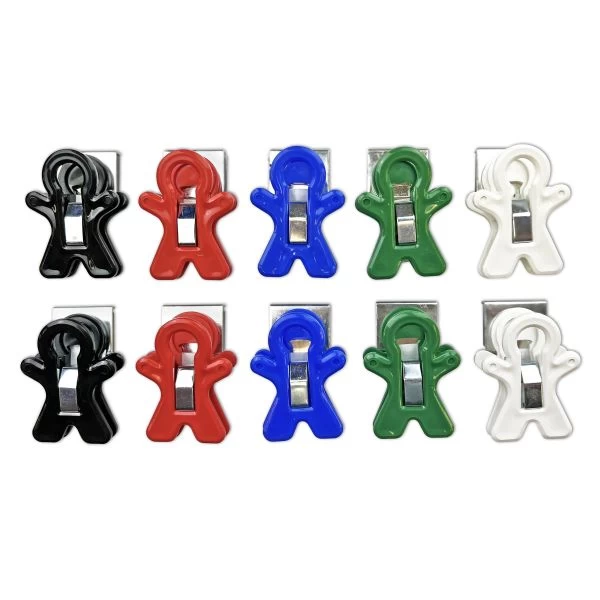 The Pencil Grip Magnet Man Magnetic Clip 10/Pkg 3 The Pencil Grip Magnet Man Magnetic Clip 10/Pkg