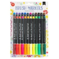 American Crafts Brush Markers 24/Pkg