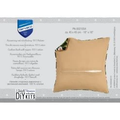 Vervaco Cushion Back W/Zipper 18"X18" -Professional Arts and Crafts Supplies Store e8231e61f2efb2eec496f287b15d0f0a0d