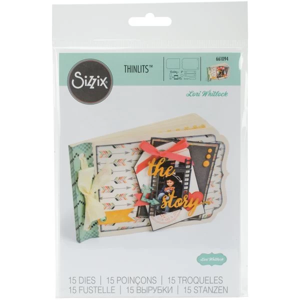 Sizzix Thinlits Dies By Lori Whitlock 15/Pkg 3 Sizzix Thinlits Dies By Lori Whitlock 15/Pkg