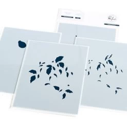 Pinkfresh Studio Stencils 4.25"x5.5" 4/Pkg