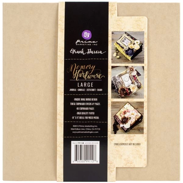 Prima Memory Hardware Chipboard Album 8.5"X8.5" 3 Prima Memory Hardware Chipboard Album 8.5"X8.5"