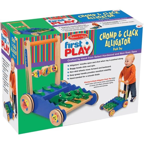 Chomp & Clack Alligator Push Toy 3 Chomp & Clack Alligator Push Toy