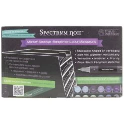 Spectrum Noir Marker Storage Trays Black 6/Pkg - Empty