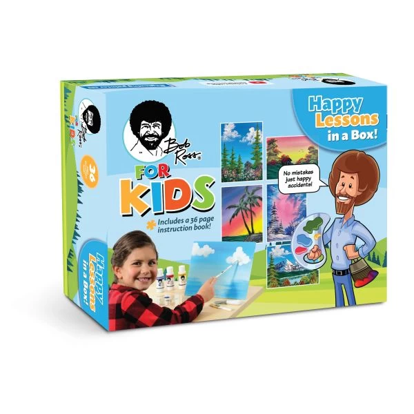 Bob Ross For Kids: Happy Lessons In A Box 3 Bob Ross For Kids: Happy Lessons In A Box