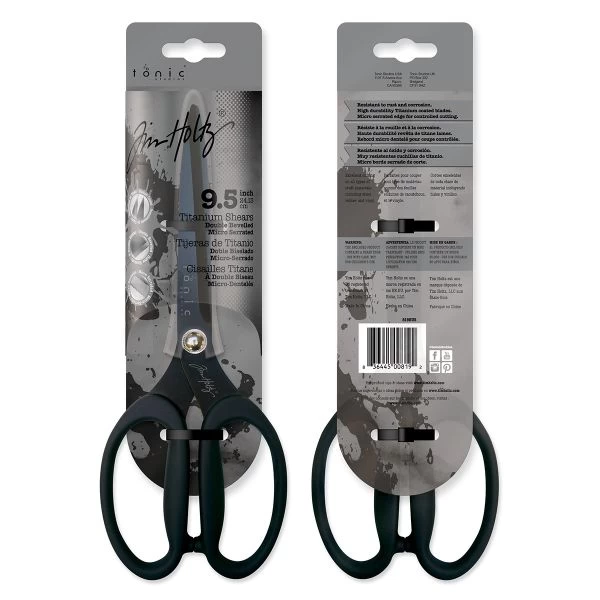 Tim Holtz Titanium Shears 9.5" 4 Tim Holtz Titanium Shears 9.5" - Image 2