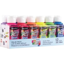 DecoArt Crafter's Acrylic Value Pack 12/Pkg