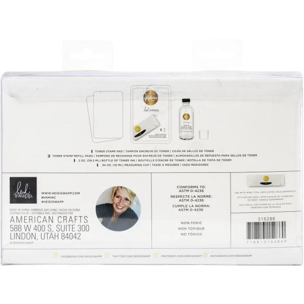 Heidi Swapp Minc Toner Stamping Kit 5/Pkg 4 Heidi Swapp Minc Toner Stamping Kit 5/Pkg - Image 2